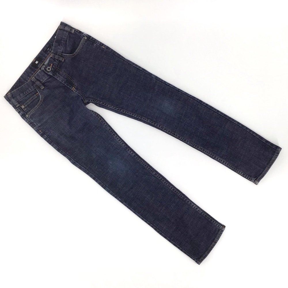DC Kids Big Boys' Slim Dark Blue Denim Jeans, 26